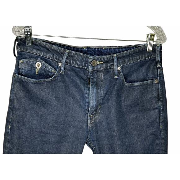 Levi's Mens 10717 Dark Wash Adjustable Waist Straight Leg Jeans 32 x 29 - Picture 4 of 8